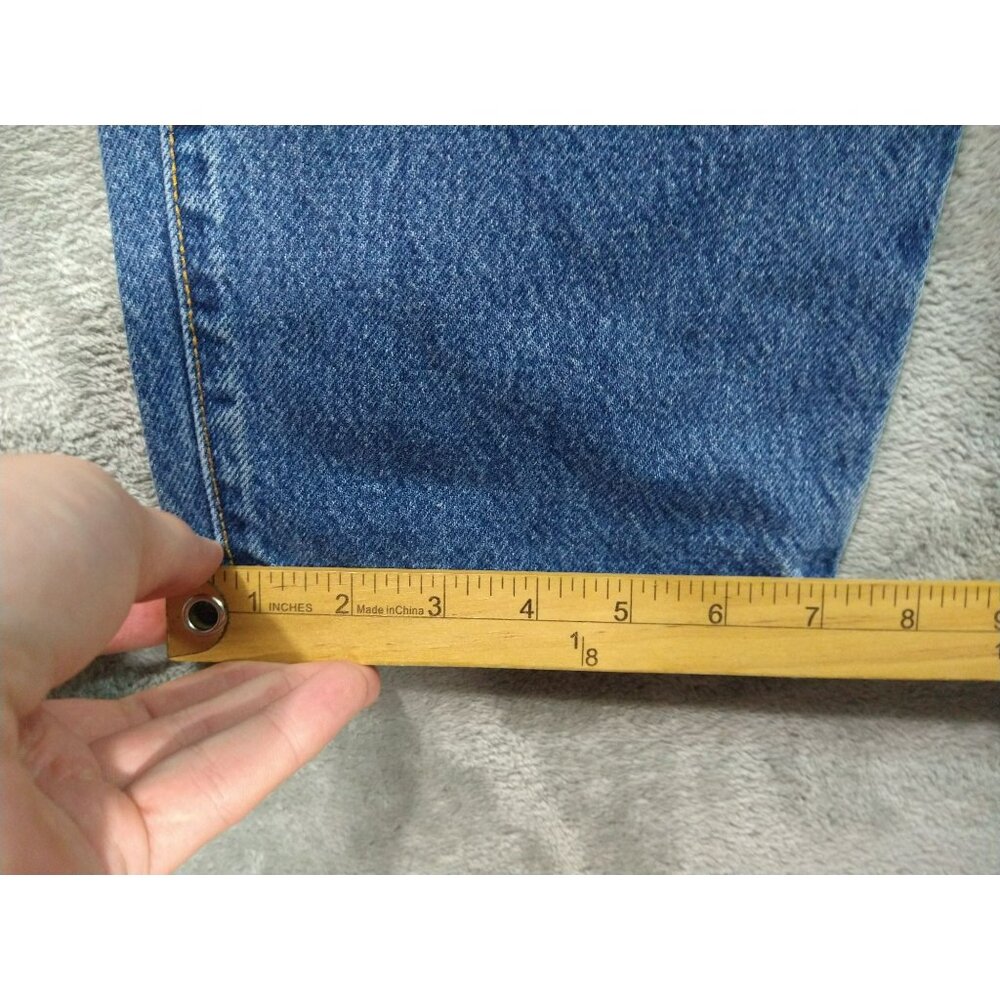 Vintage Levis 550 Jeans Womens 16 Blue Denim Classic Relaxed Fit Taper Leg Mom - Picture 6 of 8